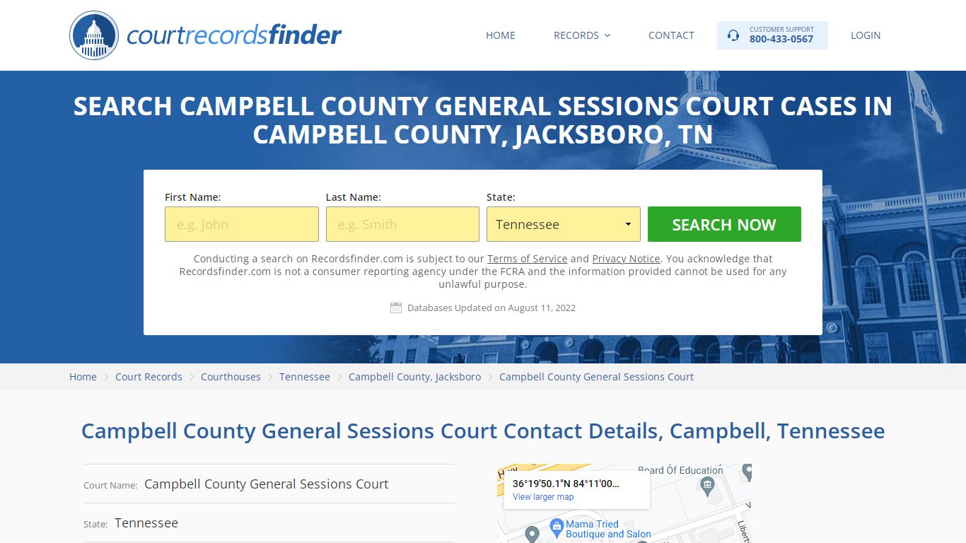 Campbell County General Sessions Court Case Search ...